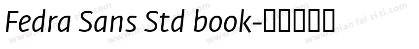 Fedra Sans Std book字体转换